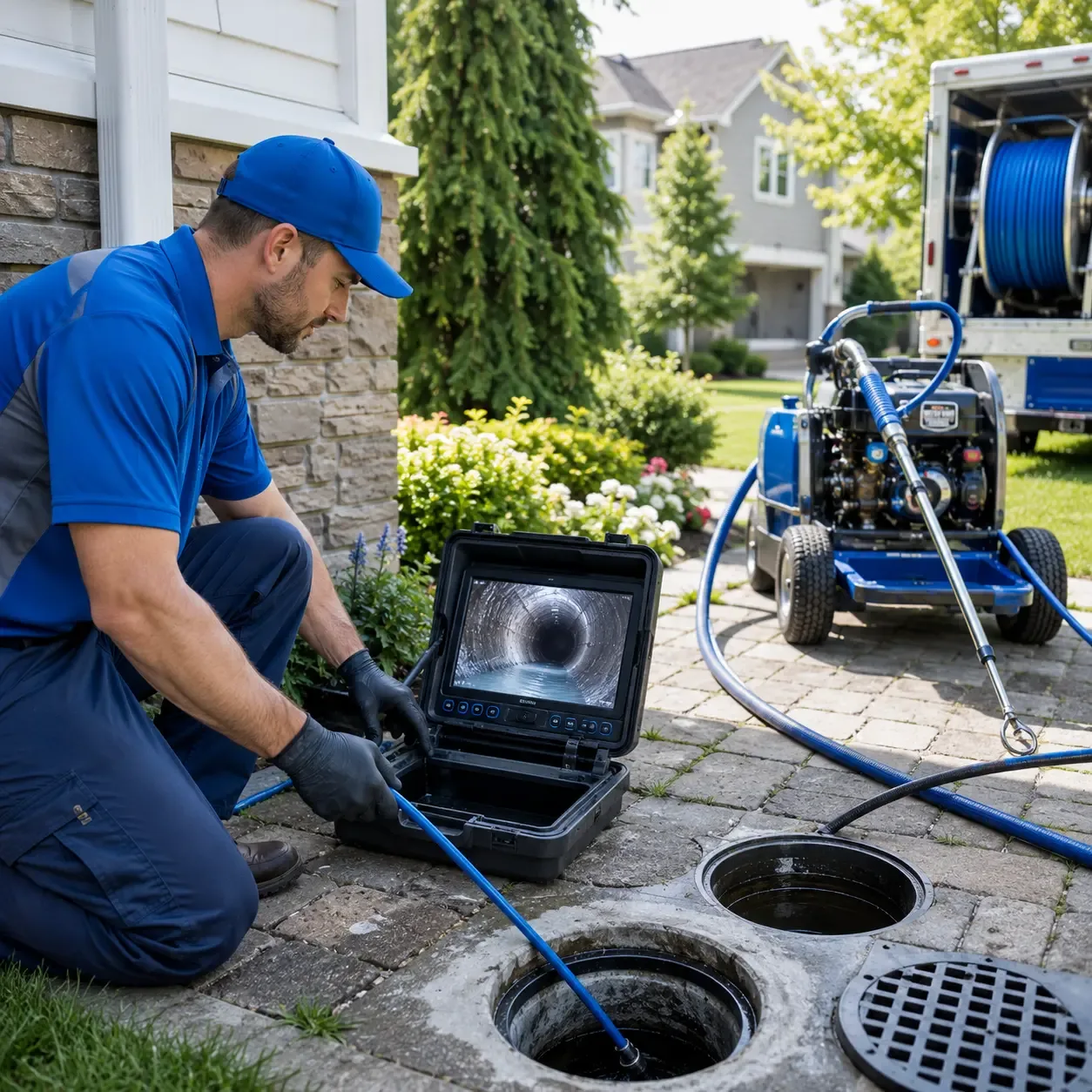 Outdoor drain cleaning professionals serving Valmeyer, IL