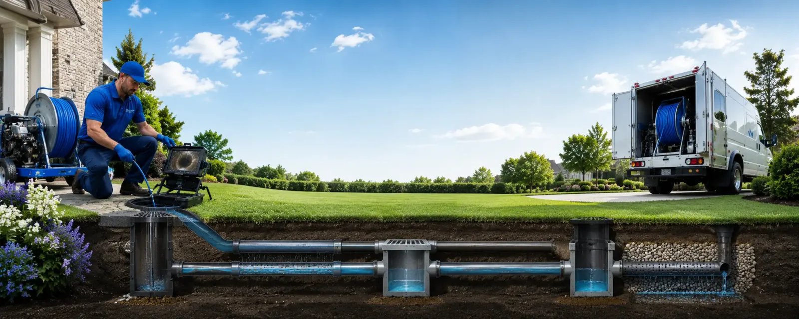 Outdoor drain cleaning information for Valmeyer, IL